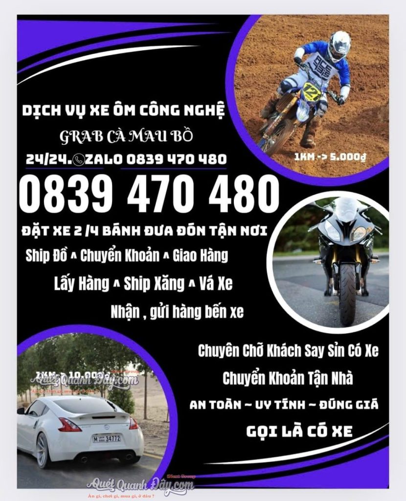 Grab Cà Mau (Bồ Grab)