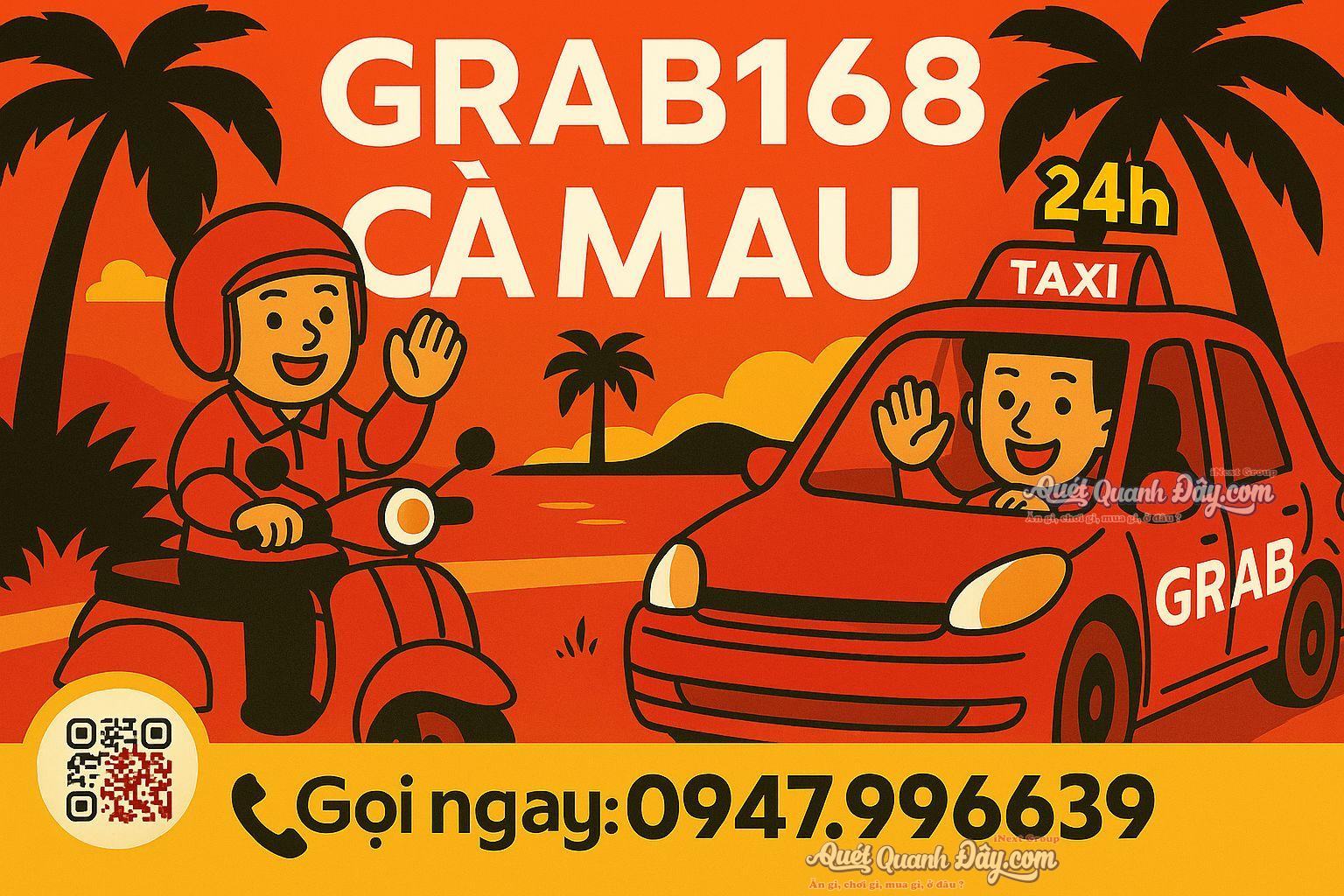 Grab168 Cà Mau 24h