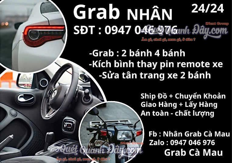 Nhân Grab Cà Mau