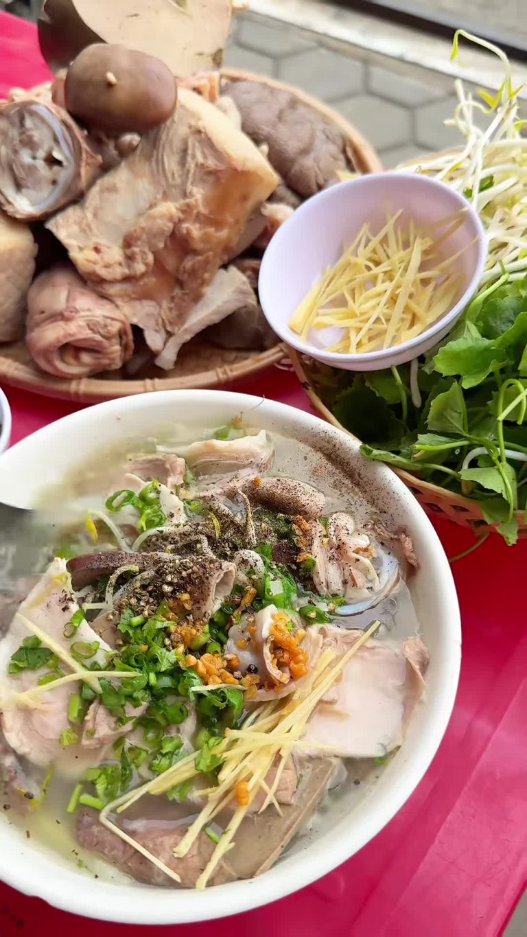 CHÁO LÒNG-LÒNG NƯỚNG HUỲNH DIỄM