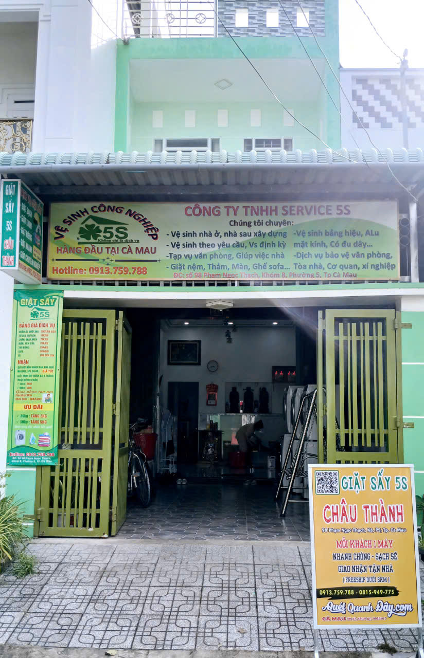 DỊCH VỤ GIẶT SẤY 5S CHÂU THÀNH